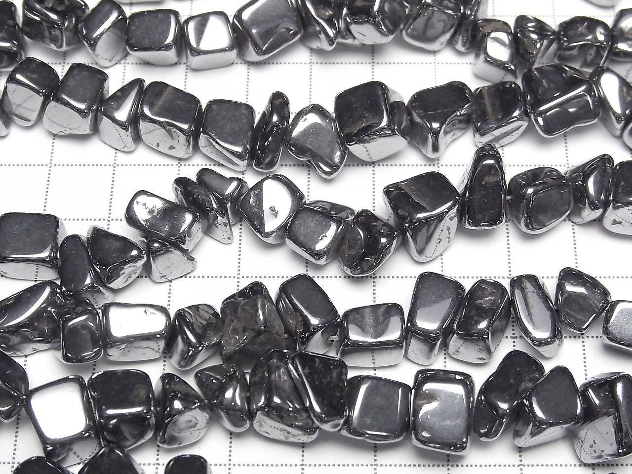 Terahertz Petit Pépite (Éclats) [Taille M] 1 fil de perles (env. 37 cm)