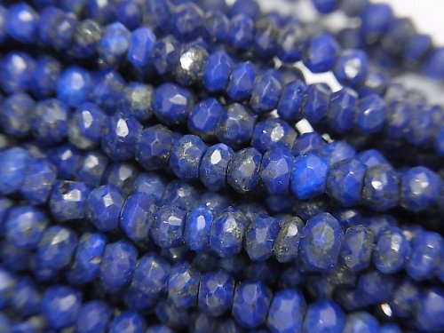 Lapis lazuli, Roundel Gemstone Beads