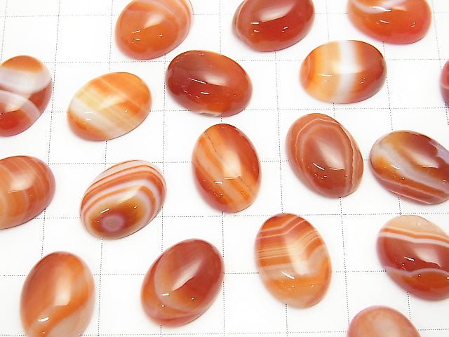 Carnelian, Sardonyx AAA - AAA - (Red Eye Agate) Oval Cabochon 16 x 12 mm 3pcs $7.79!