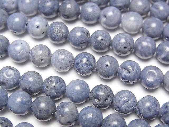 [Video] Loose stone pongee coral, Round 6mm, 1-strand beads (approx. 15 inches/36 cm)