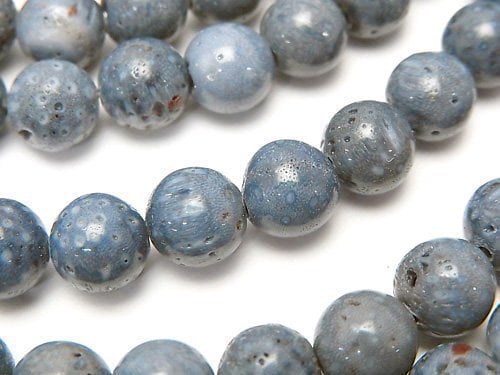 Loose stone sponge coral Round 8mm 1strand beads (aprx.15inch/36cm)