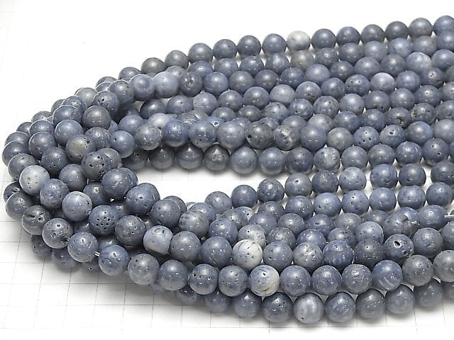 [Video] Loose stone Pongee Coral Round 10mm 1strand beads (aprx.15inch/36cm)