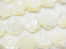 Mother of Pearl MOP AAA White Rose 10mm 1/4 or 1strand (aprx.14inch/34cm)