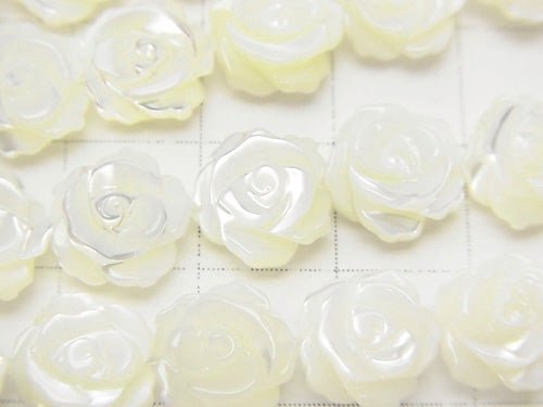 Mother of Pearl MOP AAA White Rose 10mm 1/4 or 1strand (aprx.14inch/34cm)