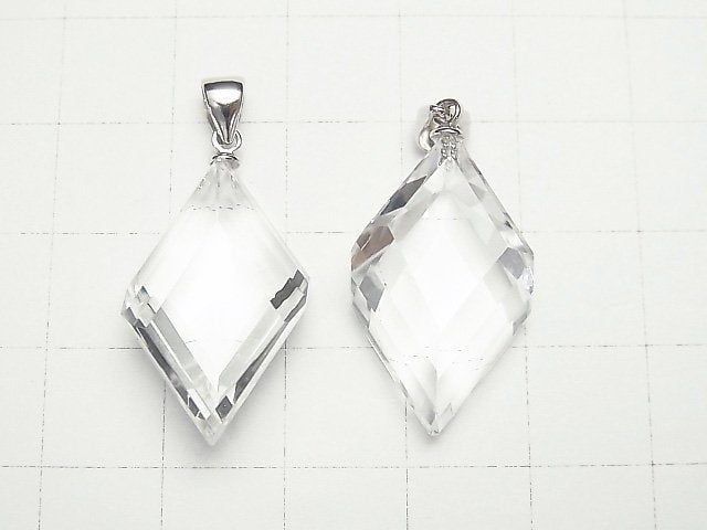 [Video]High Quality Crystal AAA 4Faceted xMultiple Facets Faceted Pendant [SS][S][M] 1pc