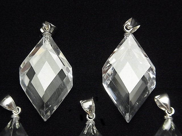 [Video]High Quality Crystal AAA 4Faceted xMultiple Facets Faceted Pendant [SS][S][M] 1pc