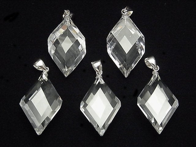 [Video]High Quality Crystal AAA 4Faceted xMultiple Facets Faceted Pendant [SS][S][M] 1pc