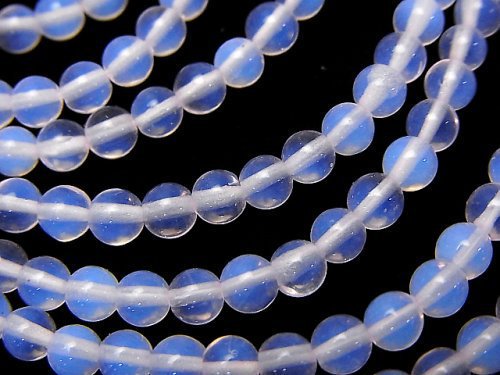 Opalite, Round Synthetic & Glass Beads