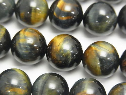 High quality mix Tiger Eye AAA Round 14mm half or 1strand (aprx.15inch / 37cm)