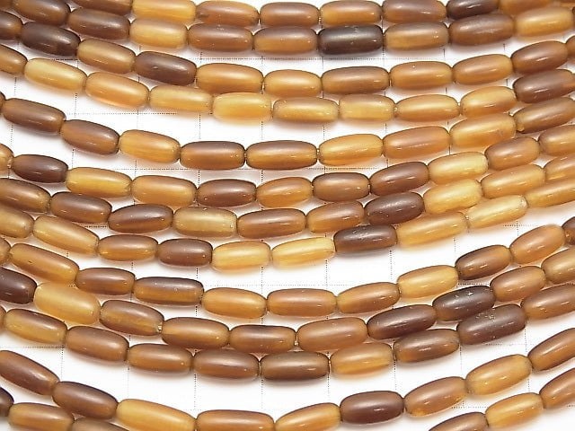 1strand $3.79! Buffalo Horn Rice Yellow 1strand beads (aprx.15inch / 38cm)