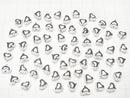 Karen Silver Heart Motif Beads 8x9.5mm 2pcs