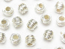 Karen Silver Rondelle 6mm, 7mm 2pcs