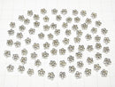 Karen Silver Rondelle Daisy 6x6mm 5pcs