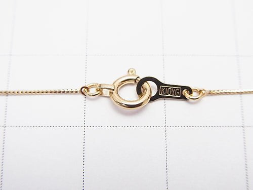 [Video] [K10 Yellow Gold] Box Chain 0.5mm [40cm][45cm] Necklace 1pc