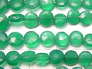 [Video]1strand $8.79! High Quality Green Onyx AAA Faceted Coin Size Gradation 1strand beads (aprx.7inch / 18cm)