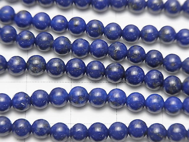 [Video] Lapislazuli AA Round 4mm 1strand beads (aprx.15inch/36cm)