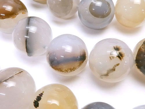 Agate, Round Gemstone Beads