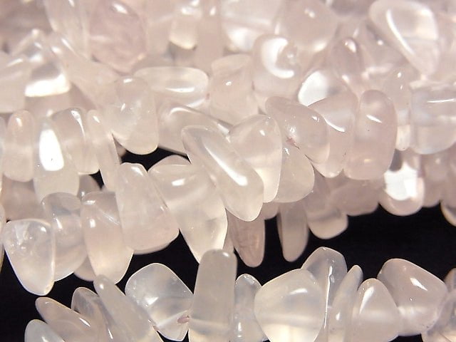 [Video] Madagascar Rose Quartz AA++ Small Nugget (Chips ) 1strand beads (aprx.34inch/86cm)