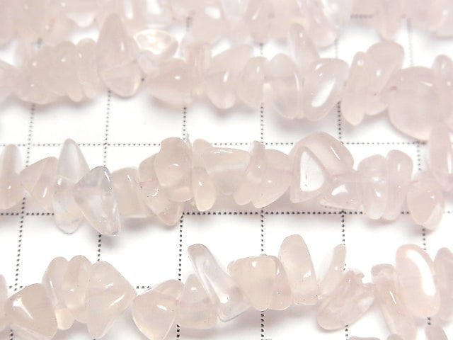 [Video] Madagascar Rose Quartz AA++ Small Nugget (Chips ) 1strand beads (aprx.34inch/86cm)