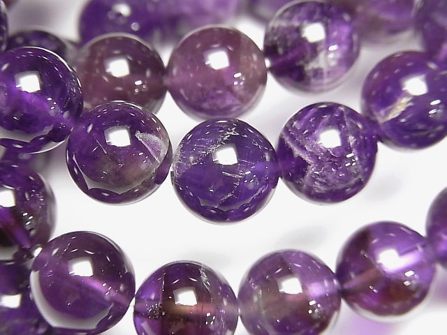 [Video]Amethyst AA Round 10mm Bracelet