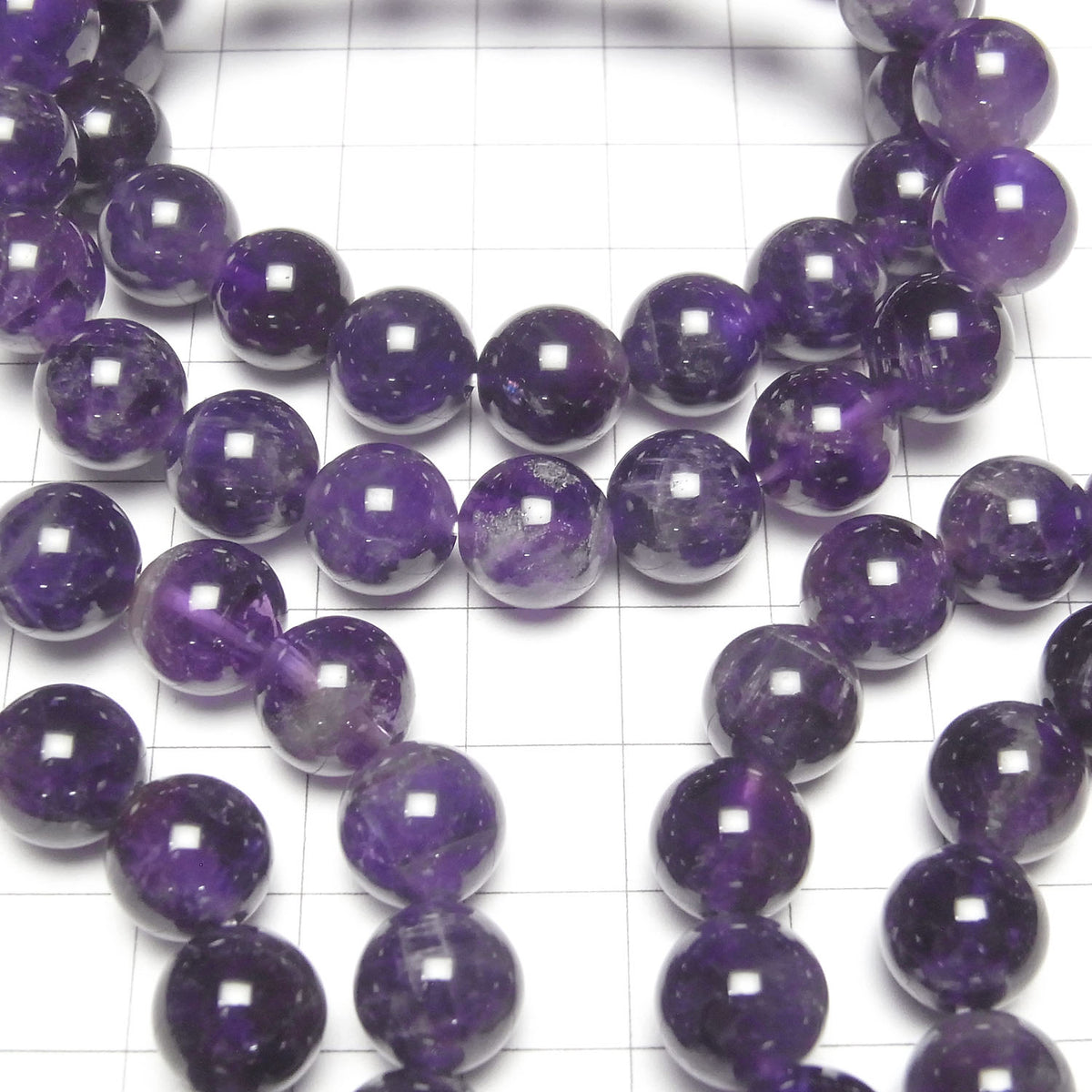 Amethyst AA Round 10mm Bracelet