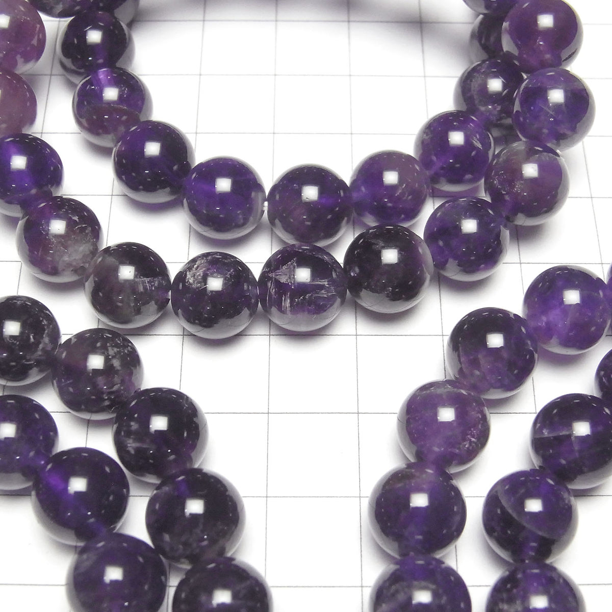 Amethyst AA Round 10mm Bracelet