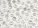 Karen Silver Rondelle (Disc) 5x5x1mm 10pcs