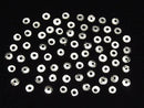 Karen Silver Rondelle (Discs) 5x5x1mm 10pcs