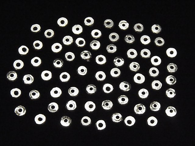 Karen Silver Roundel (Disc) 4x4x1mm 10pcs $5.79!