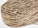 Volute Shell Rondelle (Heishi)5x5x1.5mm half or 1strand beads (aprx.23inch/58cm)