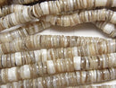 Clam Shell Rondelle (Heishi)5x5x1.5mm 1strand beads (aprx.24inch/59cm)