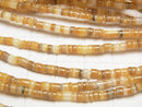 Gold Lip Shell (Silver-lip Oyster) Rondelle (Heishi)3x3x2mm 1strand beads (aprx.23inch/58cm)