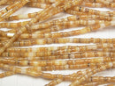 Gold Lip Shell (Silver-lip Oyster) Rondelle (Heishi)3x3x2mm 1strand beads (aprx.23inch/58cm)
