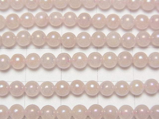 [Video] 1strand $6.79! Flash, Rose Quartz Round 4mm 1strand beads (aprx.15inch / 38cm)