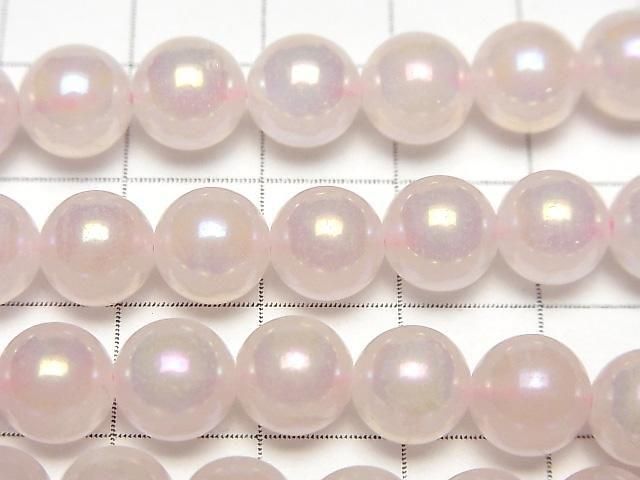 [Video] Flash, Rose Quartz Round 8mm 1strand beads (approx. 15 inches/36 cm)