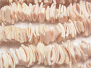 Pink Shell Chips 1strand beads (aprx.15inch/37cm)