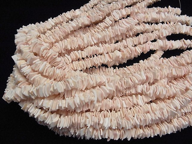 Pink Shell Chips 1strand beads (aprx.15inch/37cm)