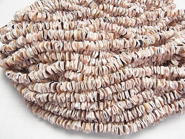 Pink Shell Chips mix 1strand beads (aprx.15inch/38cm)