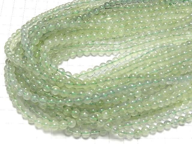 [Video] Prehnite AAA Round 6mm 1-strand beads (approx. 15 inches/36 cm)