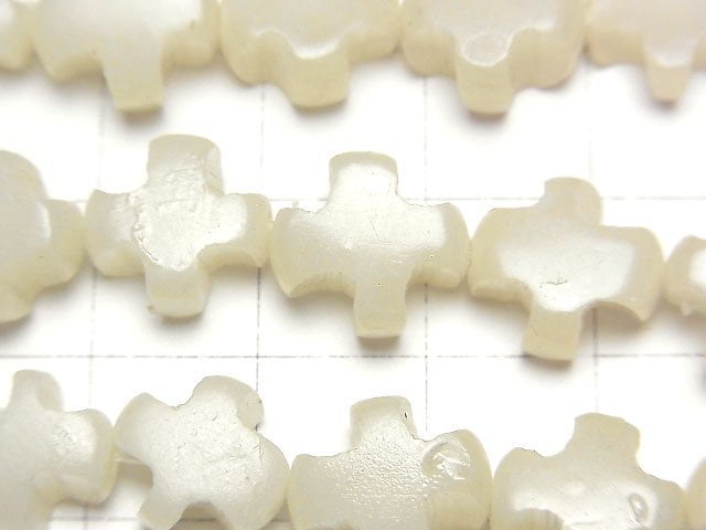 Palm Tree Cross 10mm 1strand beads (aprx.15inch/36cm)