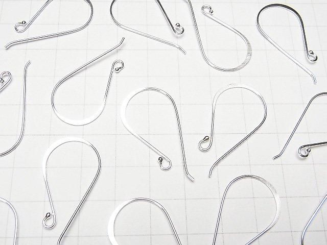 Silver925  Earwire 34x17mm No coating  1pair