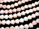 Queen Concrete Shell AAA - AA ++ Flower (Faceted) 10 x 10 x 4 mm half or 1 strand beads (aprx.15 inch / 38 cm)