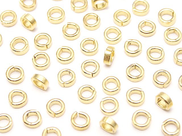 Karen Silver Roundel 3x3x1mm 18KGP 10pcs