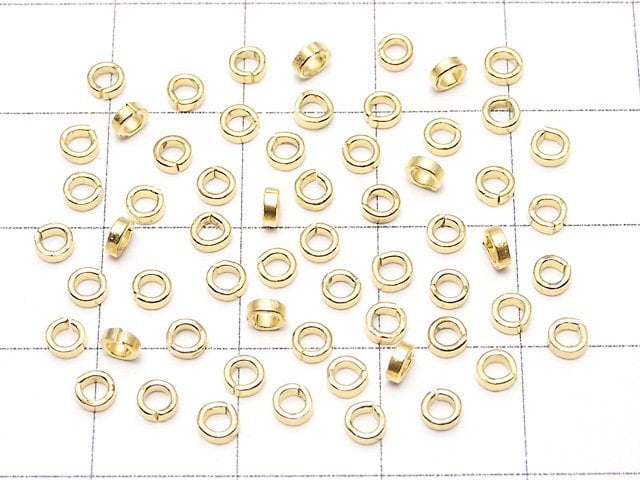 Karen Silver Roundel 3x3x1mm 18KGP 10pcs