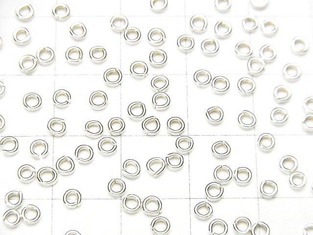 Karen Silver Rondelle 3x3x1mm White Silver 20pcs