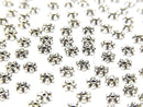 Silver925 Rondelle Daisy 4x4x1mm Oxidized Finish 10pcs