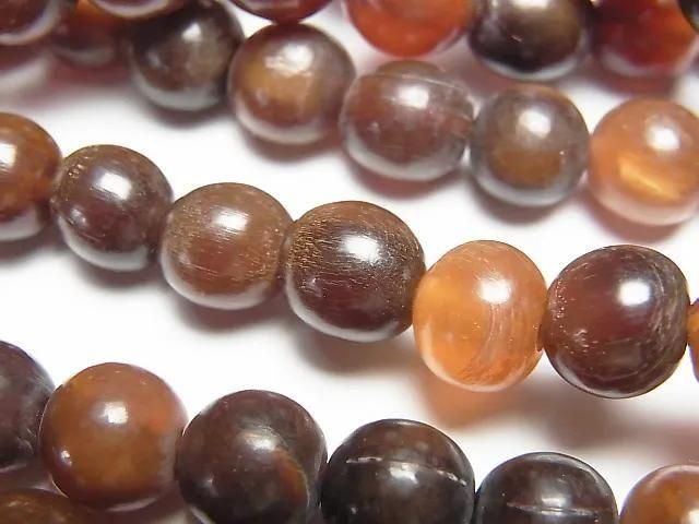 Buffalo Horn Semi-Round 9-10mm Brown Half or 1-Strand Beads (approx. 15 inches/38 cm)