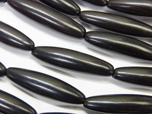 1strand $7.79! Buffalo Horn Rice 30x8x8 Black 1strand (aprx.15inch / 38cm)