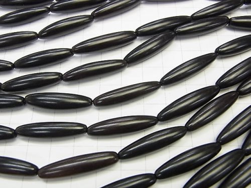 1strand $7.79! Buffalo Horn Rice 30x8x8 Black 1strand (aprx.15inch / 38cm)