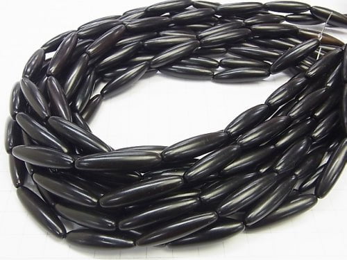 1strand $7.79! Buffalo Horn Rice 30x8x8 Black 1strand (aprx.15inch / 38cm)